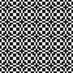 Fototapeta premium Abstract Cross Pattern Dots Logo generative computational art illustration