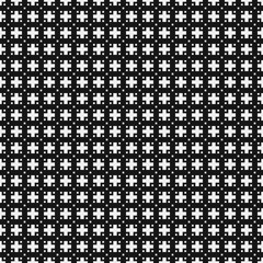Abstract Cross Pattern Dots Logo generative computational art illustration