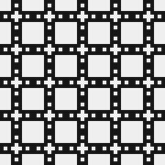 Obraz premium Abstract Cross Pattern Dots Logo generative computational art illustration