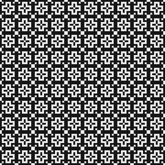 Fototapeta premium Abstract Cross Pattern Dots Logo generative computational art illustration