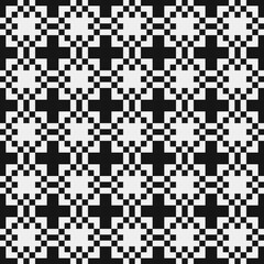 Abstract Cross Pattern Dots Logo generative computational art illustration