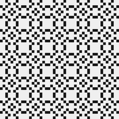 Fototapeta premium Abstract Cross Pattern Dots Logo generative computational art illustration