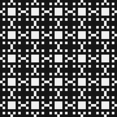 Abstract Cross Pattern Dots Logo generative computational art illustration