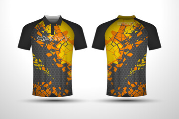 t-shirt Sport jersey template.