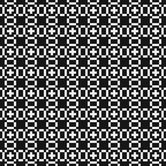 Abstract Cross Pattern Dots Logo generative computational art illustration