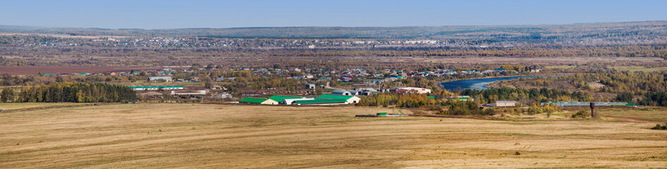 Panorama, Russia, village.