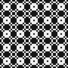 Fototapeta premium Abstract Cross Pattern Dots Logo generative computational art illustration