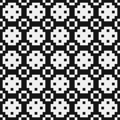 Fototapeta premium Abstract Cross Pattern Dots Logo generative computational art illustration