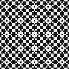 Fototapeta premium Abstract Cross Pattern Dots Logo generative computational art illustration