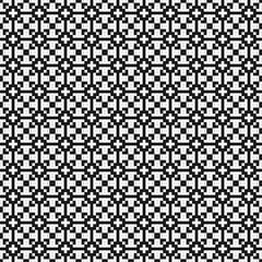 Fototapeta premium Abstract Cross Pattern Dots Logo generative computational art illustration