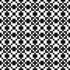 Fototapeta premium Abstract Cross Pattern Dots Logo generative computational art illustration