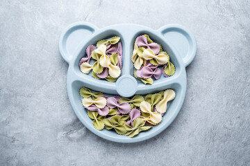 Nutritional children's noodles multigrain butterfly noodles