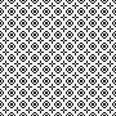 Abstract Cross Pattern Dots Logo generative computational art illustration