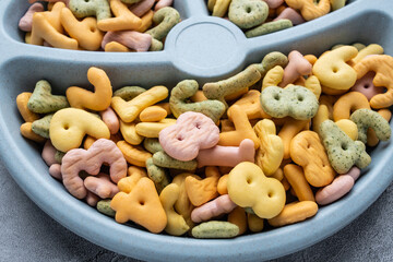 Nutritional high calcium colorful digital fruit and vegetable biscuits