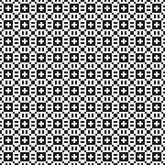Fototapeta premium Abstract Cross Pattern Dots Logo generative computational art illustration