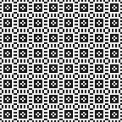 Fototapeta premium Abstract Cross Pattern Dots Logo generative computational art illustration