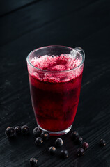 hot black currant tea