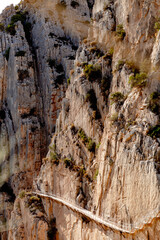 Caminito del Rey en Málaga.