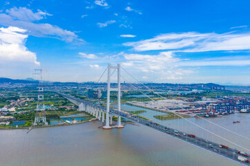Nansha bridge, Guangzhou City, Guangdong Province, China