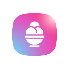 Ice Cream - Mobile App Icon