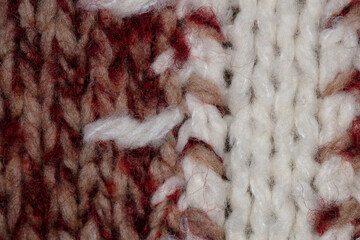 beautiful textiles as a background, copy space, closeup