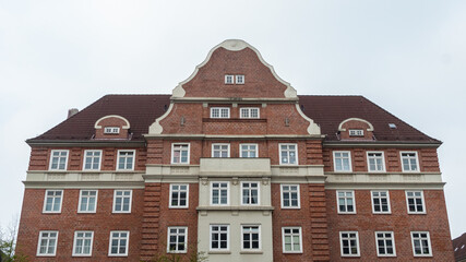 Backstein Altbau mit Spitzgiebel