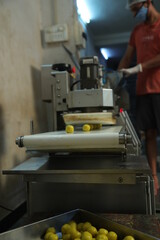 Fototapeta premium Making process of delicious sweets.