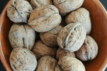 Walnuts Background Surface