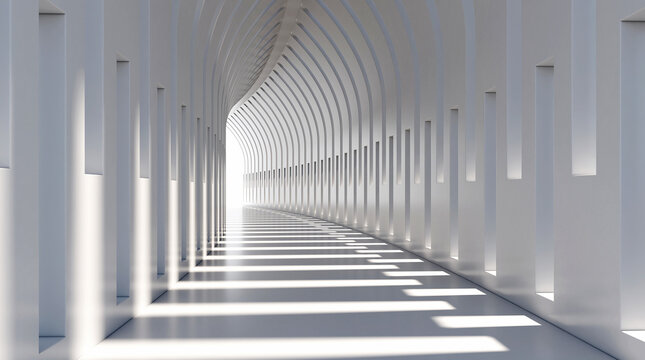 Geometric architectural design space background image