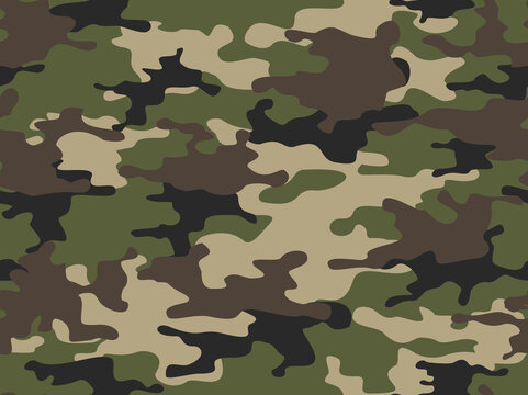 seamless camouflage pattern Abstract military background