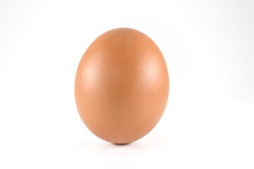 Food Art, egg on a white background