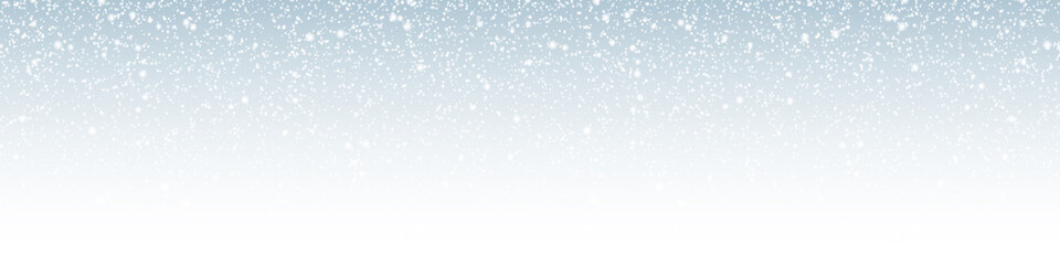 Christmas Background. Snow and Snowflakes on Winter Background. Snowfall. Xmas. Vector illustration