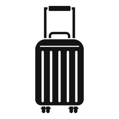 Cruise travel bag icon. Simple illustration of cruise travel bag vector icon for web design isolated on white background