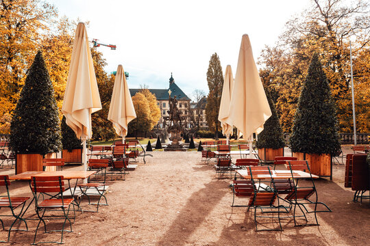 Schlosspark Fulda im Herbst 