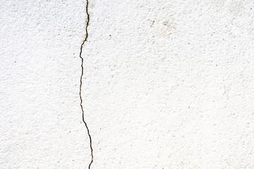 Surface of a wall with worn paint