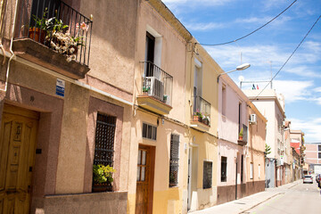 street in the town of the city