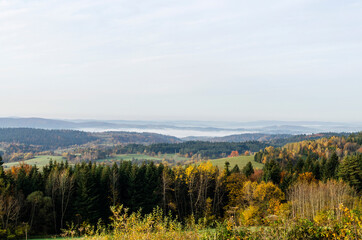Mgły o poranku - Bieszczady 