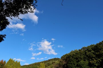 山　空　風景　秋