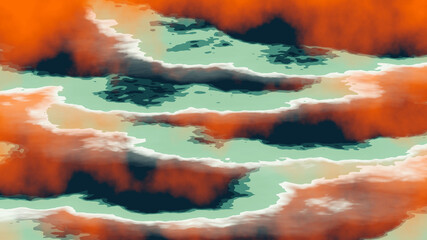 Abstrakter Wasserfarben - Hintergrund. Farben wie ausgeschüttet