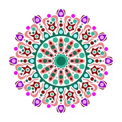 This is a work of mandala art made in as much detail as possible and combined with fariatic colors to create the maximum shape. files in eps format.