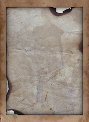 Vintage paper texture background with stains and scratches