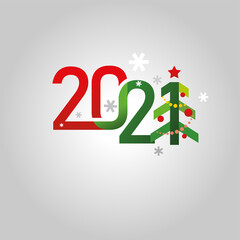 2021 new year design concept