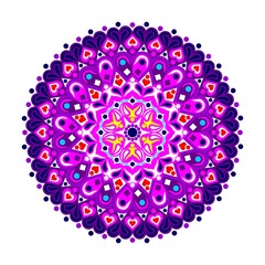 This is a work of mandala art made in as much detail as possible and combined with fariatic colors to create the maximum shape. files in eps format.