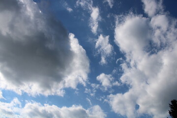 blue sky with clouds
