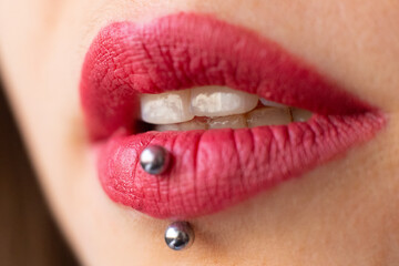 PIERCED LIPS