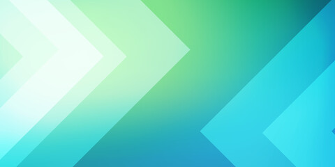 Abstact Landing page. Blurred green and blue color gradient background with minimal geometric shapes composition. Vector illustration for your graphic design, banner, poster, website. 