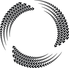 Arrows in Circle Form for comic books . Explosion background . Vector Illustration .Technology round Logo . Circular Design element . Abstract Geometric shape . Sunburst .