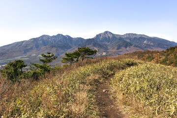 10月の野辺山高原ハイキング・山梨、日本