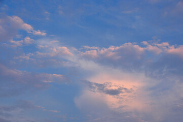 薄暮の空