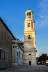 Campanile. Papal Basilica of St. Paul outside the Walls (Basilica Papale di San Paolo fuori le Mura) - is one of four major basilicas in Rome, Italy.